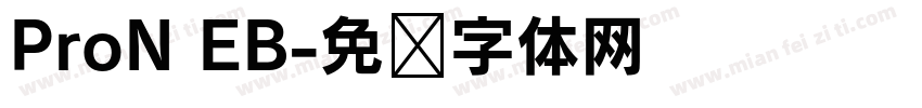 ProN EB字体转换